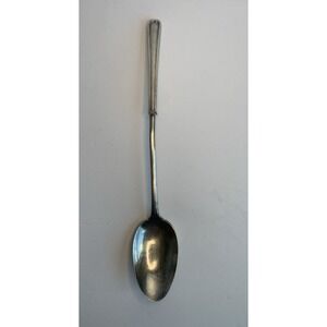 Vintage Old English Silver Basting Serving Spoon 18th Century
